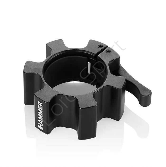 Zestaw olimpijskich aluminiowych zacisków na gryf 50mm HAMMER