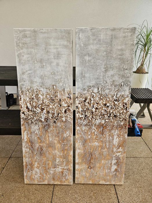 Conjunto de Quadros abstratos