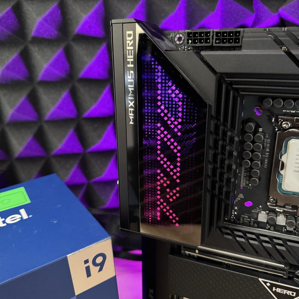 Топ сет i9 12900K, Rog Maximus Hero материнська плата, процесор