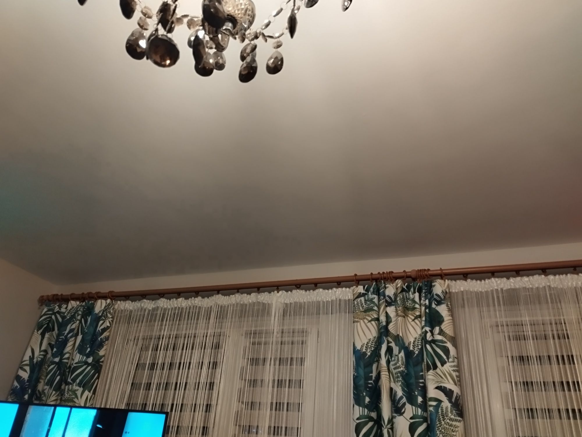 Karnisz drewniany podwojny