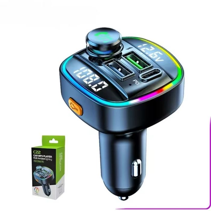 Transmiter samochody Bluetooth 5.0 FM USB MP3 Ładowarka PD20W Kraków