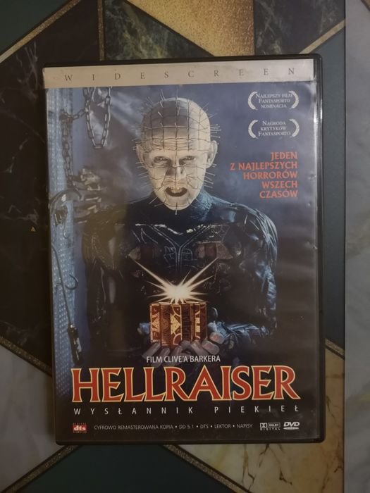 Film DVD, Hellraiser Wysłannik piekieł, Horror, Clive Barker