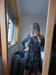 Vestido estampado com flores