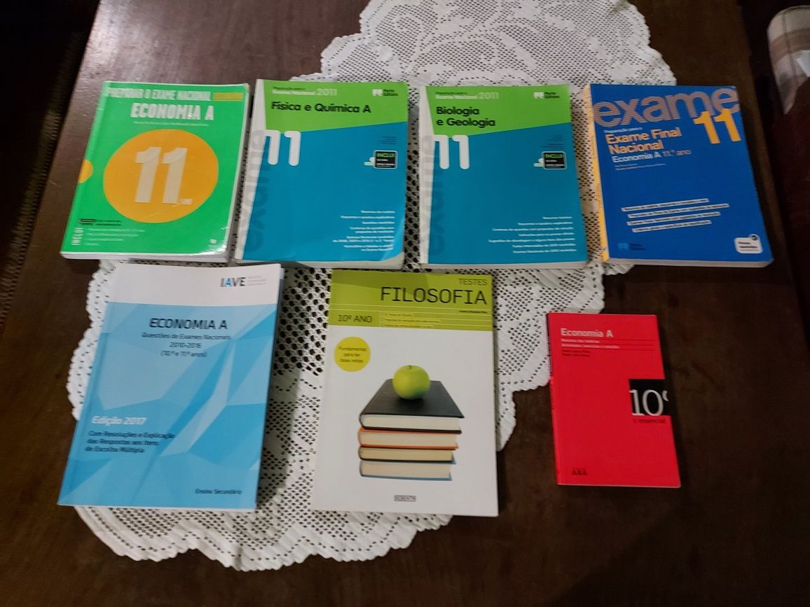 Livros de Estudo desde o 7° ano até ao 12°