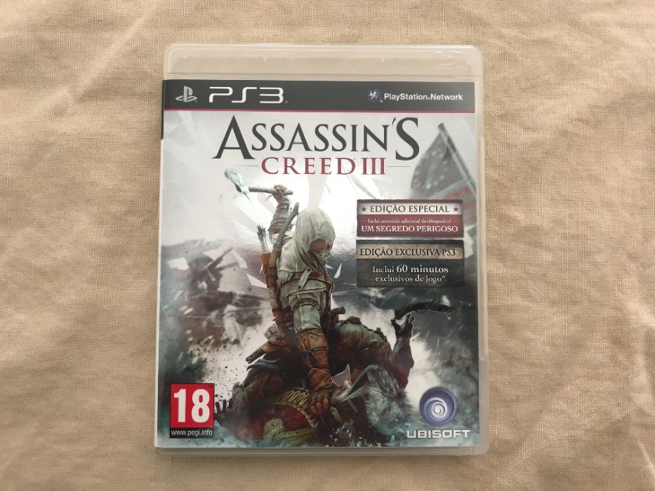 Jogo PS3 - "Assassin's Creed III" - Edição Especial