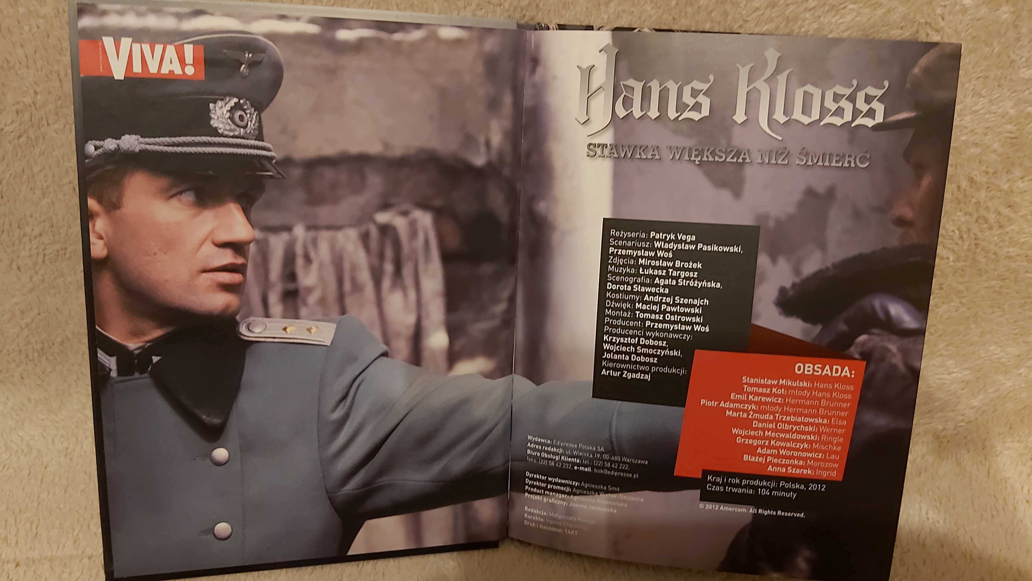 Film DVD "Hans Kloss Stawka większa niż śmierć" wydanie z książeczkąm