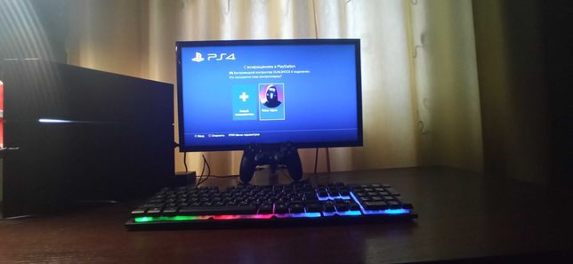 PlayStation 4 fat 1T монітор самсунг клавіатура Atlanfa мембранна