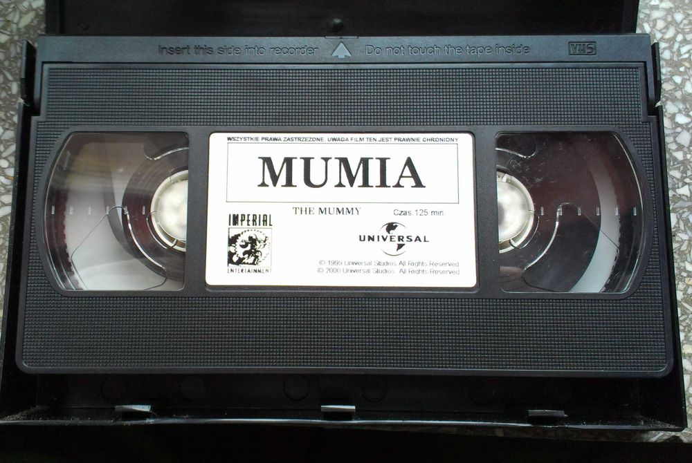 Kaseta VHS Mumia.