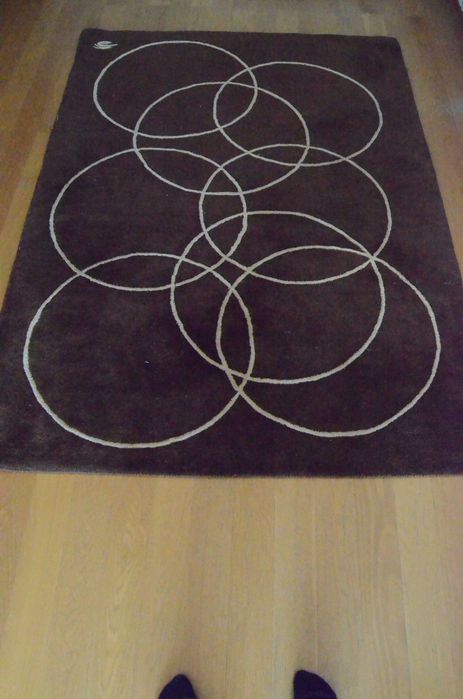 Tapete 160x150 castanho