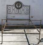cama de ferro casal para restauro