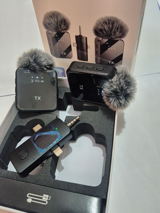 Безпровідний петличний мікрофон комплект