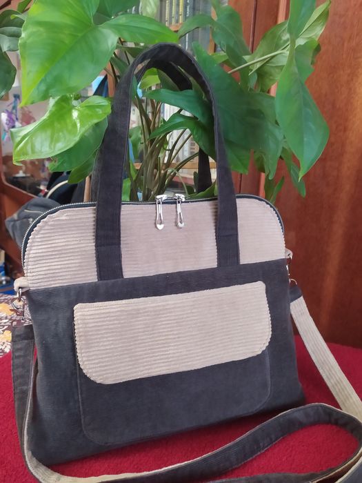 Женская вельветовая сумка