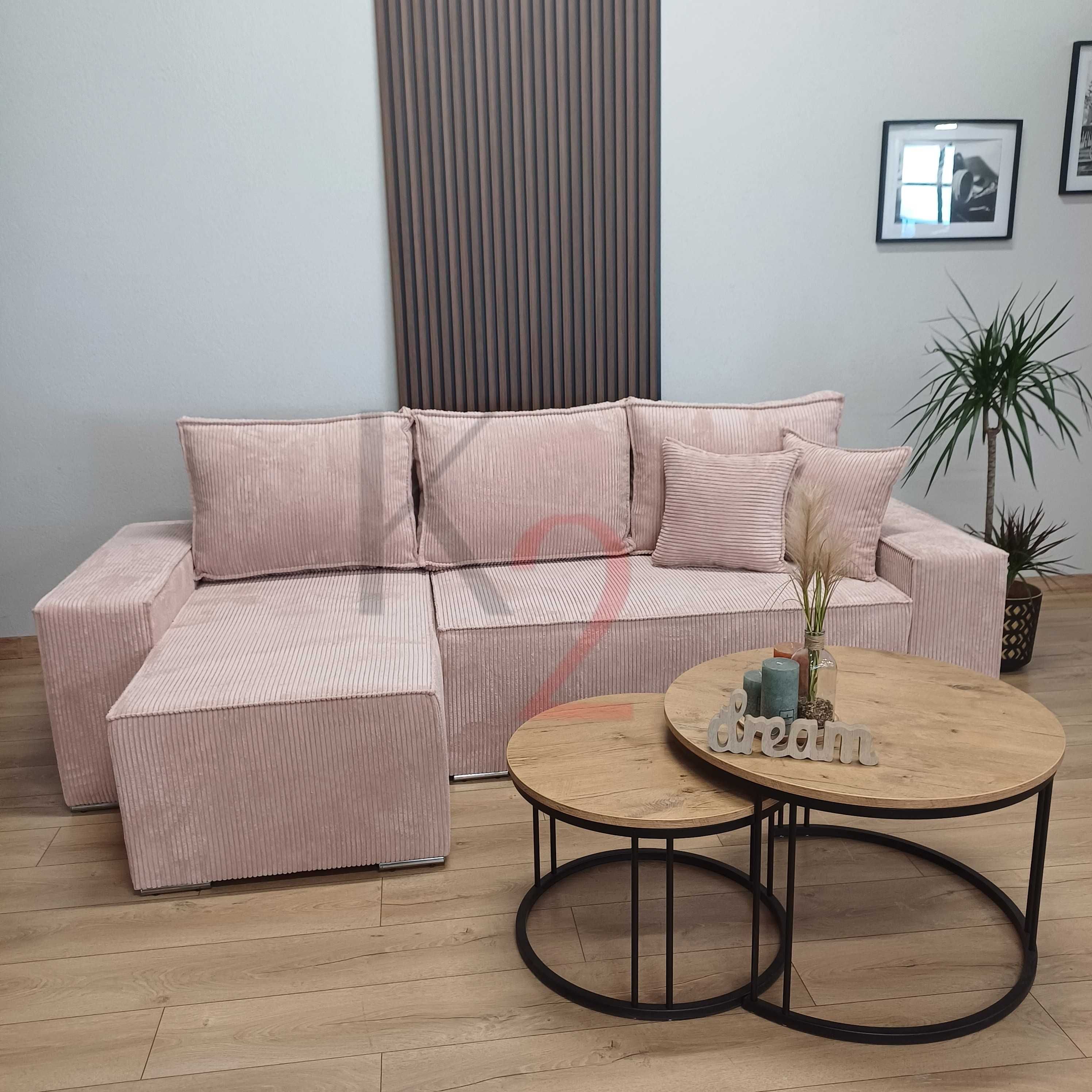 Narożnik Fabio Sofa Kanapa  Łóżko z  Funkcją spania Pojemnik +Gratis