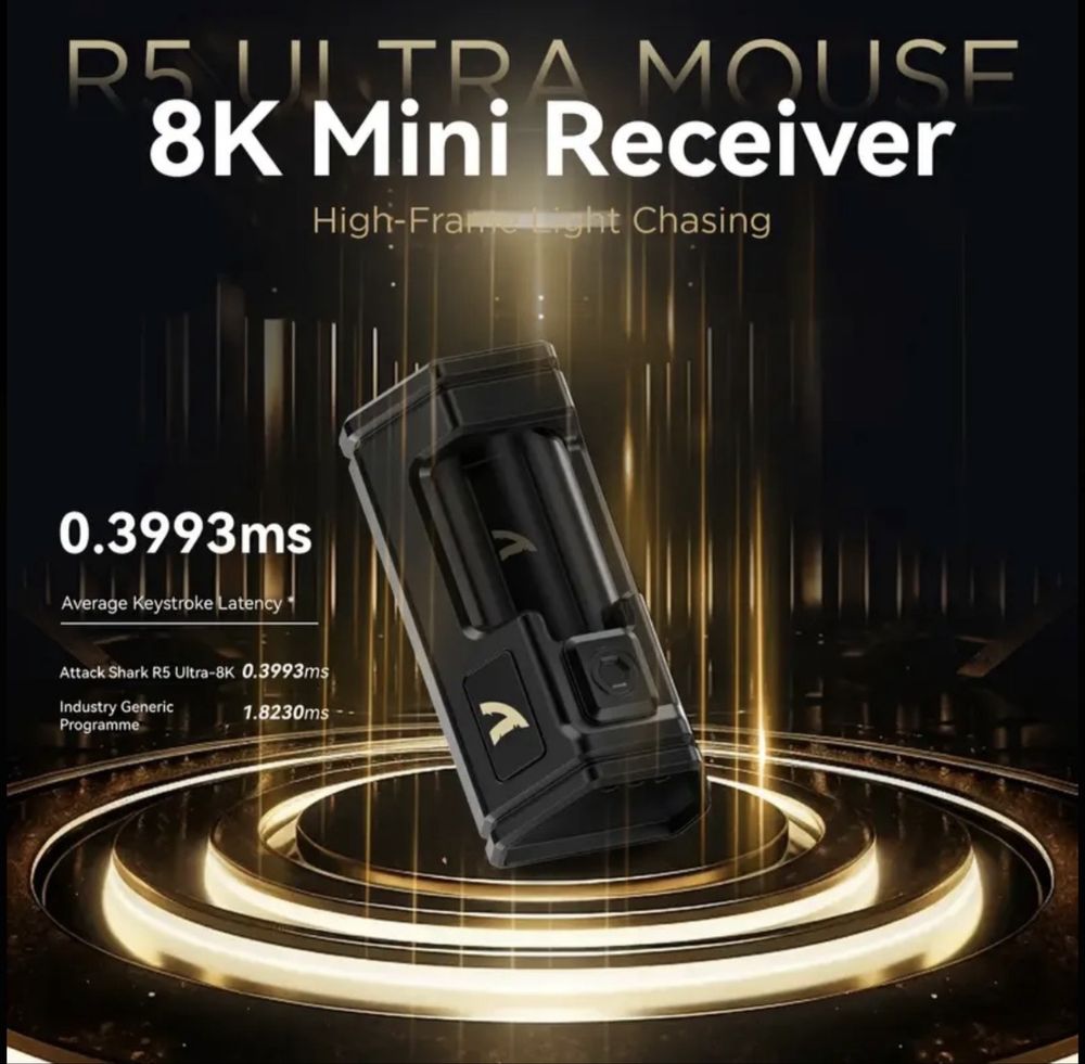 Нова карбонова мишка Attack Shark R5 Ultra PAW 3950MAX