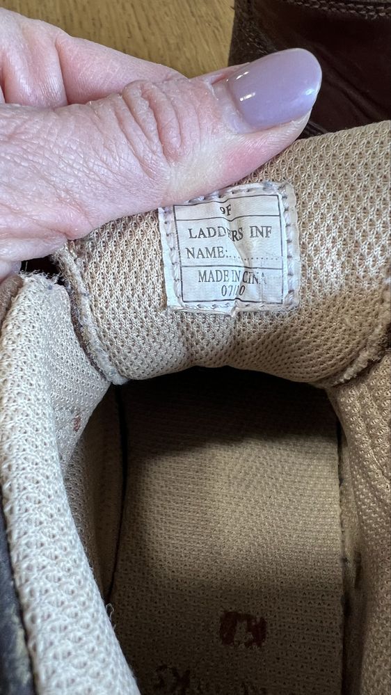 Buty zimowe brązowy na żeby skóra naturalna clarks 27 chłopiec