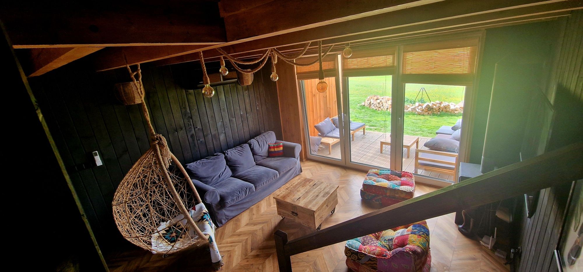 Domek z jacuzzi na Podkarpaciu Wysoka Trawa Gać