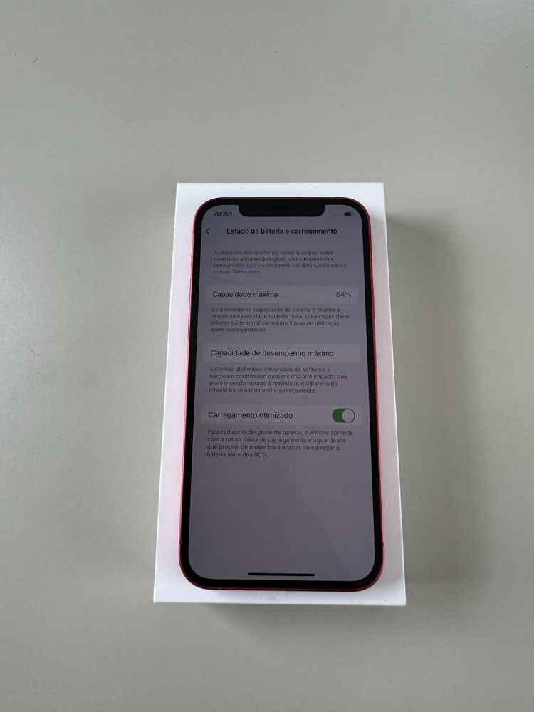 Iphone 12 red 128gb como novo