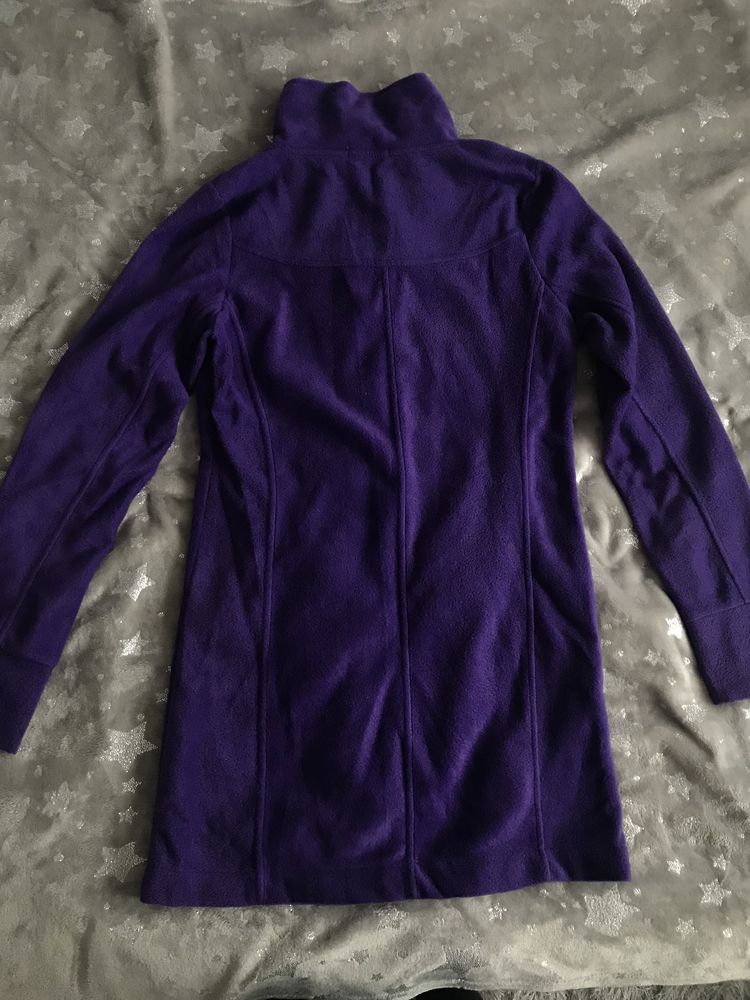 Fioletowa bluza polarowa tunika polar rozm. 42 XL #1