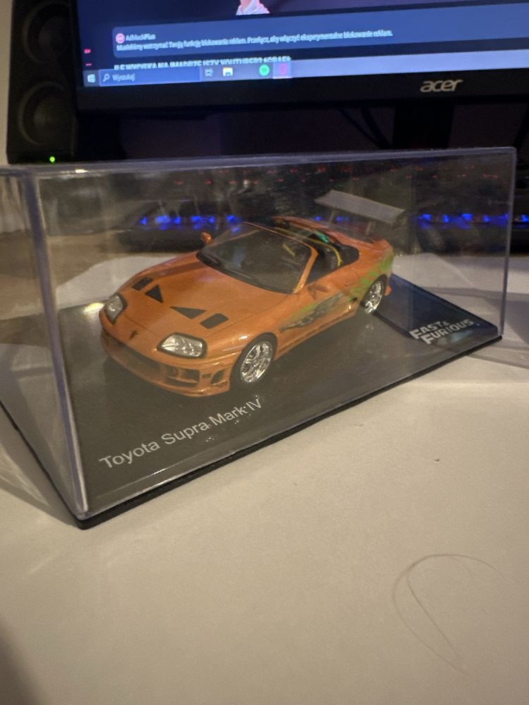 Modele  Szybcy i Wsciekli - Toyota Supra mk4/ Nissan skyline R34