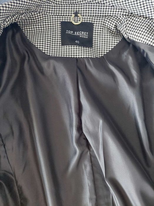 Żakiet damski Marynarka Spodnie TOP SECRET 40 Wesele Biuro Bankiet