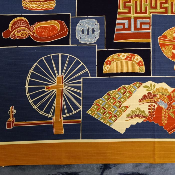 FUROSHIKI tradycyjna japońska tkanina do pakowania. YAMADA SENI