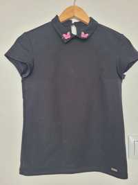 Czarna bluzka t-shirt Mohito XXS