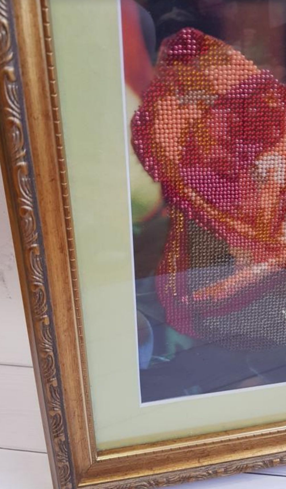 Картина, картина из чешского бисера, вышитая картина, бисер