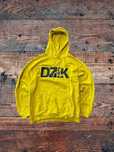 Bluza z kapturem hoodie Wk dzik Gym siłownia fitness unisex M żółty