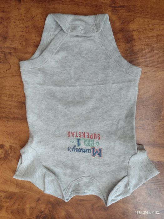 Body z krótkim rękawem 68 unisex