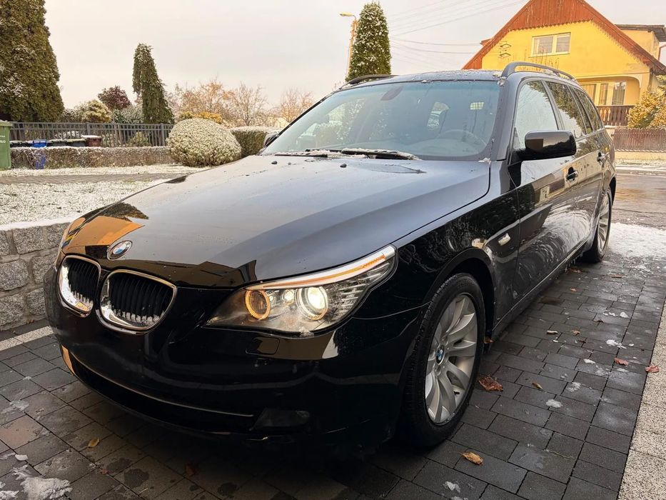BMW Seria 5 Xenon, Skóra, Nawigacja, Alu Felgi, Zadbana
