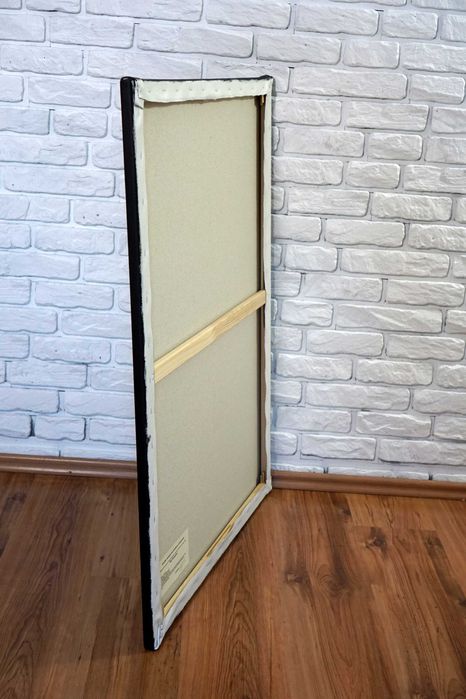 Duży obraz olejny 80x100 oryginalny ręcznie malowany abstrakcja Stach