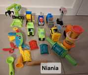 Play-Doh ciastolina dźwig wywrotka spychacz  samochody wałek scyzoryk