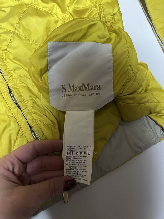 Max Mara двусторонній мікро пуховик