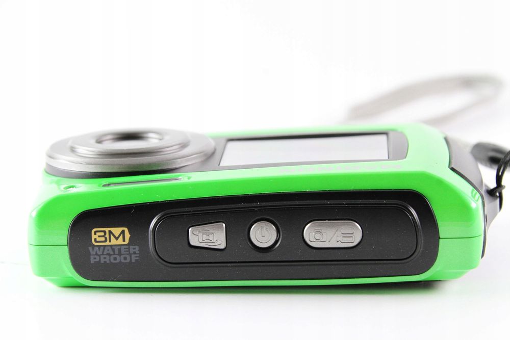 Aparat Cyfrowy Wodoodporny Selfie Wstrząsoodporny HD 14Mpx 2X Lcd SD