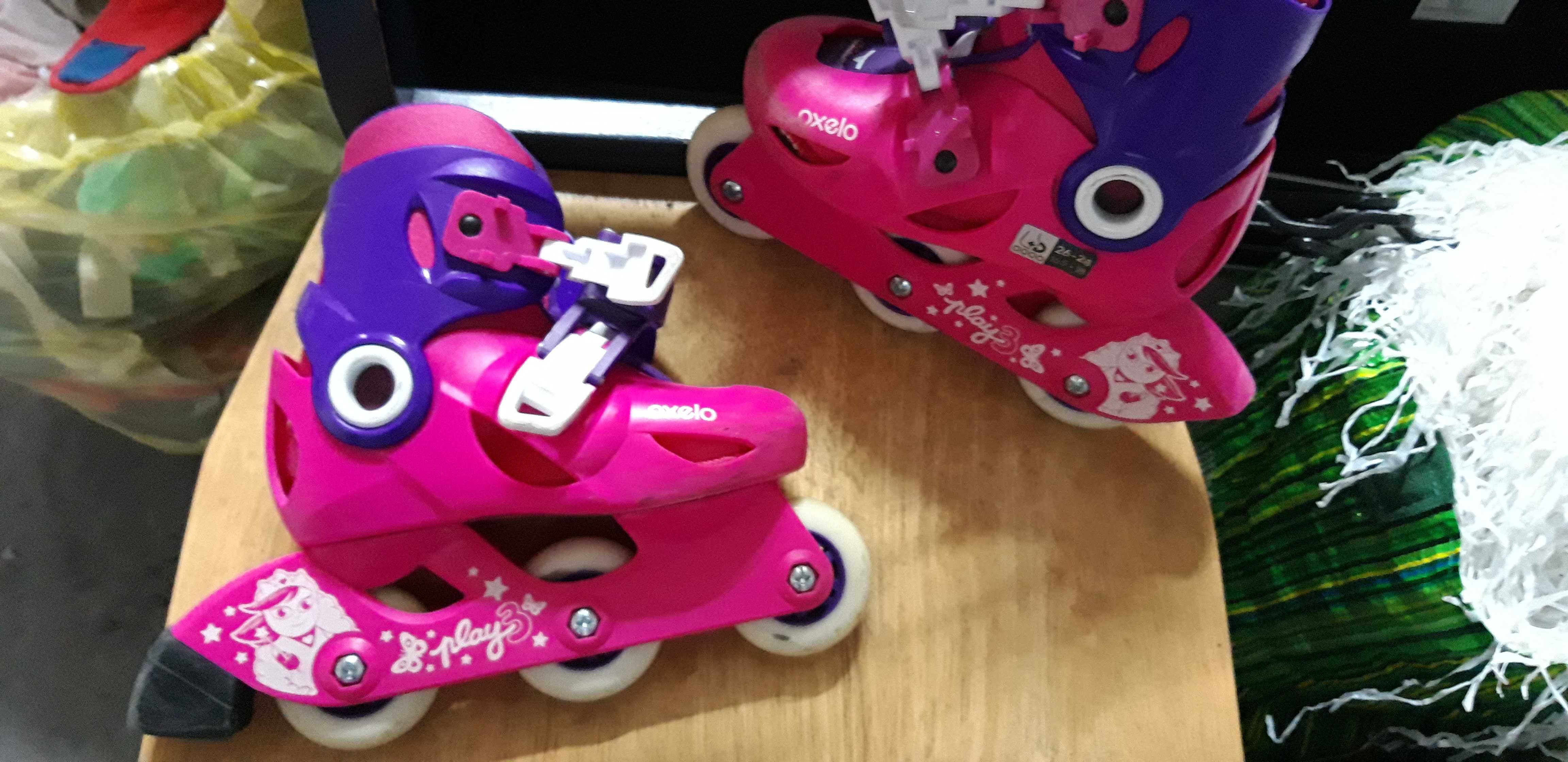 Patins criança azul ou rosa