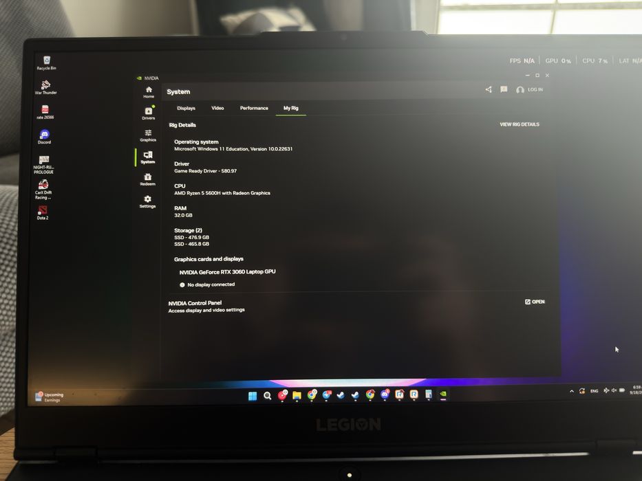 Lenovo Legion R5 RTX3060