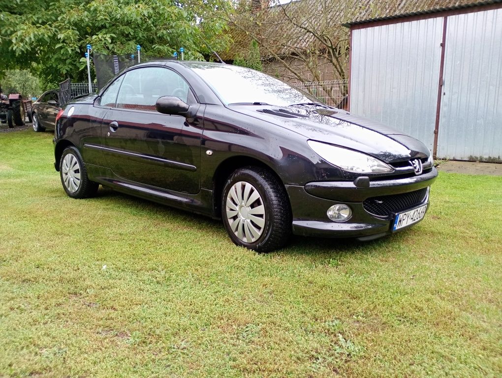 Peugeot 206 CC 1.6 b w dobrym stanie