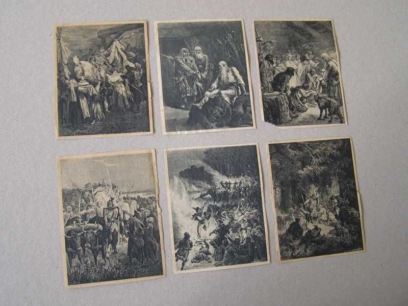 M.Elwiro Andriolli - 6 drzeworytów do " Starej baśni " , k.XIXw.