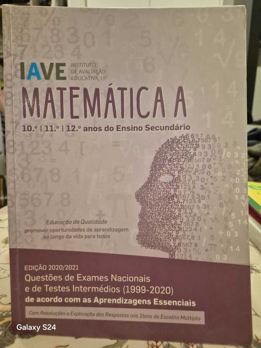 Livro Exame Nacional Matemática A 2020/2021 IAVE