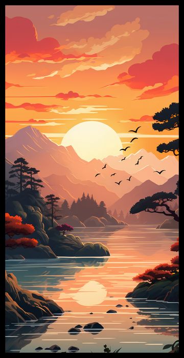 Plakat 50x100cm Złoty Zachód