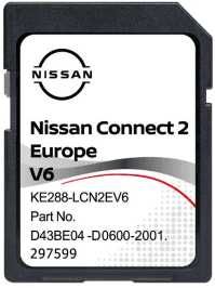 Karta SD Mapa Nissan Connect LCN2 v6 2022