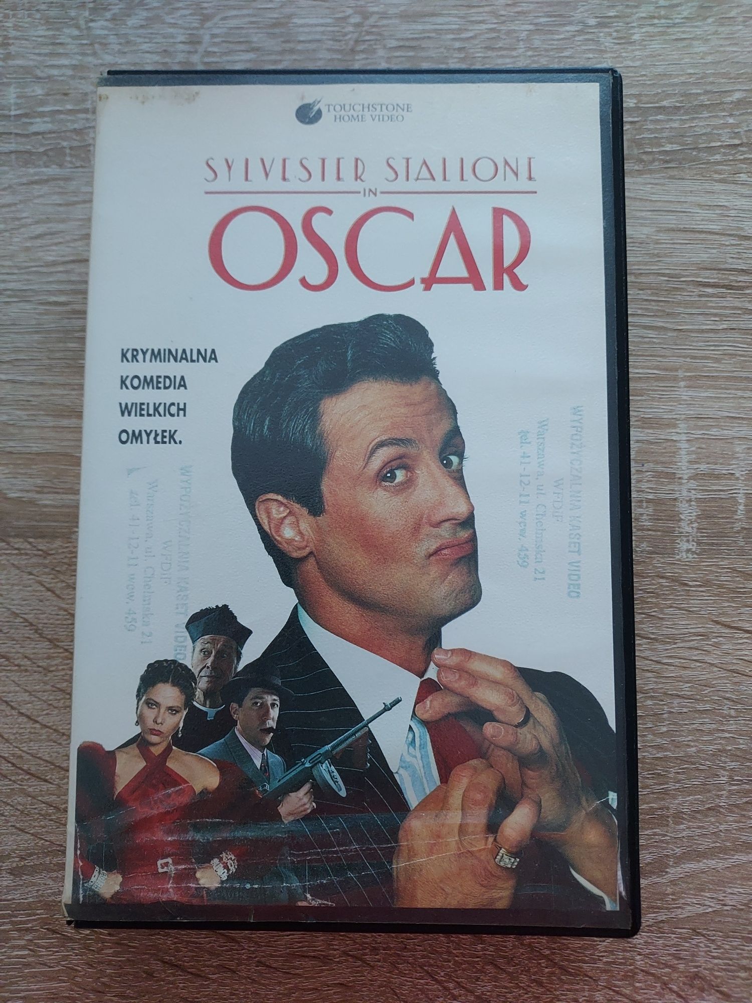 Oscar- Sylvester Stallone- Film Kaseta VHS Polski Lektor Unikat