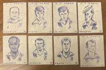 Cromos antigos de futebol dos anos 64/65