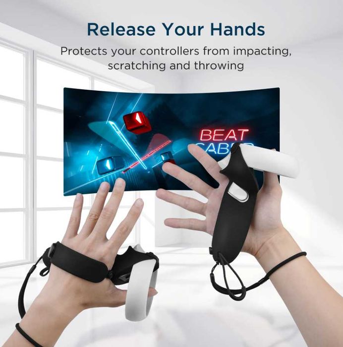 Накладка, чехол KIWI для контролера, джойстика VR Oculus Quest 2