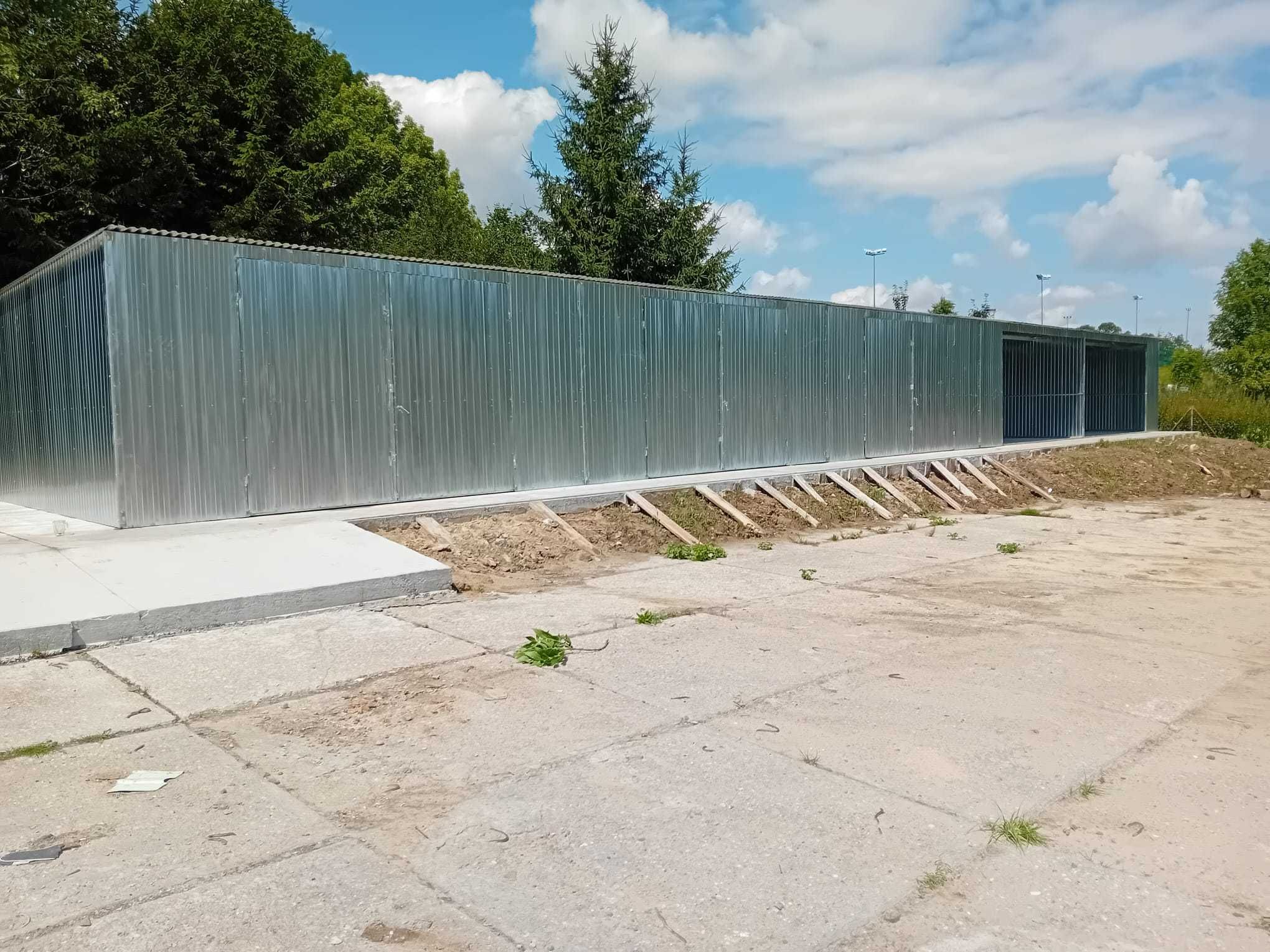 Garaż blaszany 3x5m 2X3 Blaszaki 4x5 6x5 6X6 Magazyn Garaż blaszak 7x8