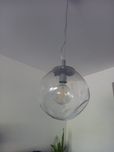 Lampa wisząca transparentna,  salon kule Kaspa  Avia rozmiar S