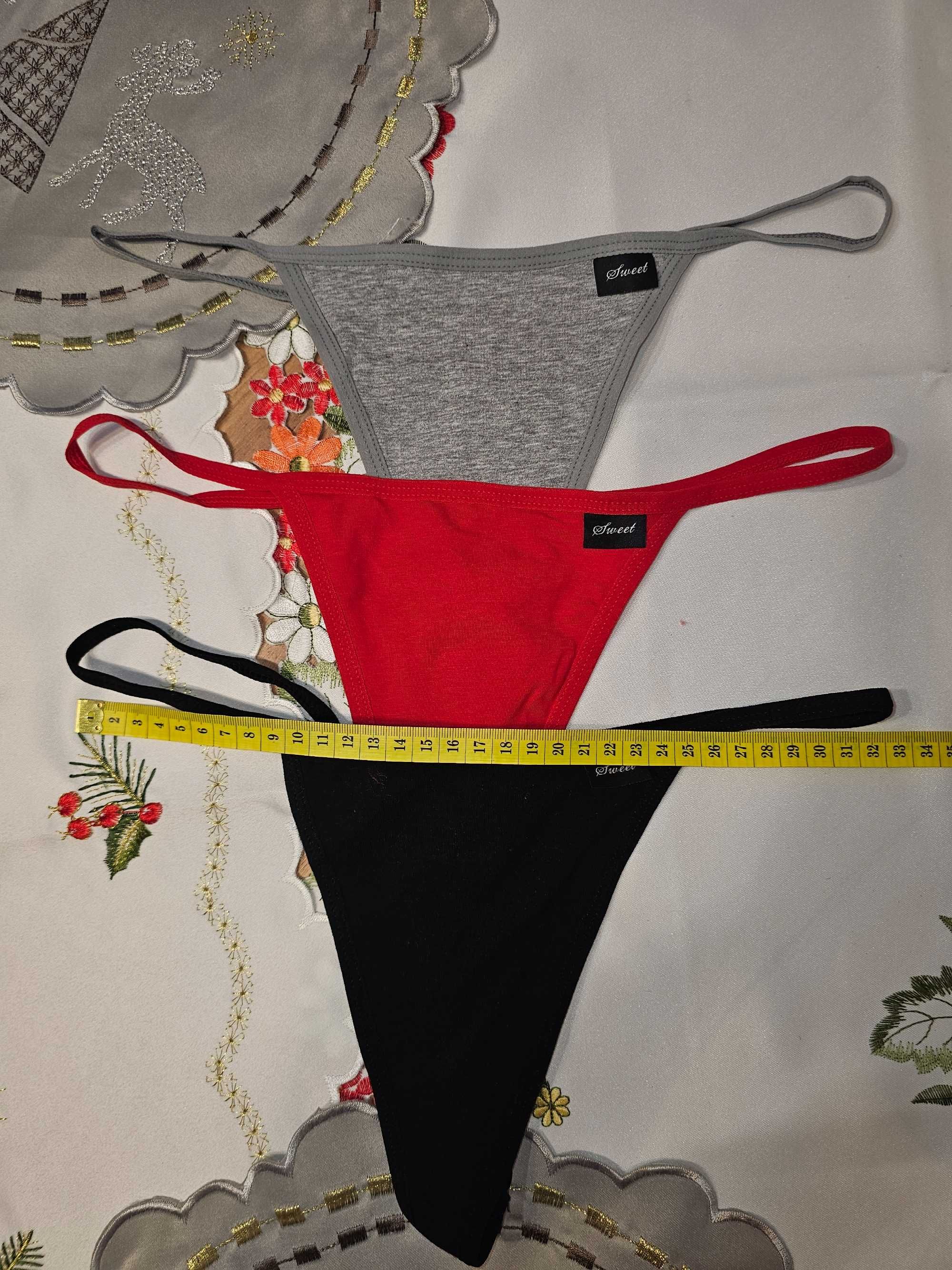 Majtki damskie stringi M