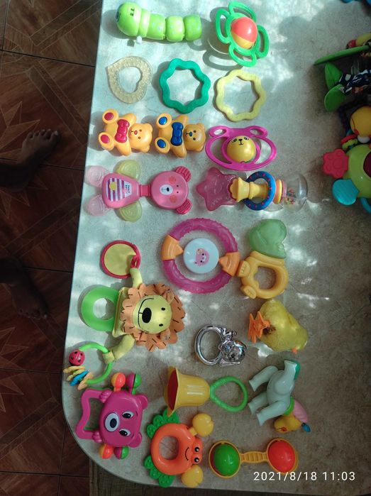 Грызунки погремушки лот много, пакет