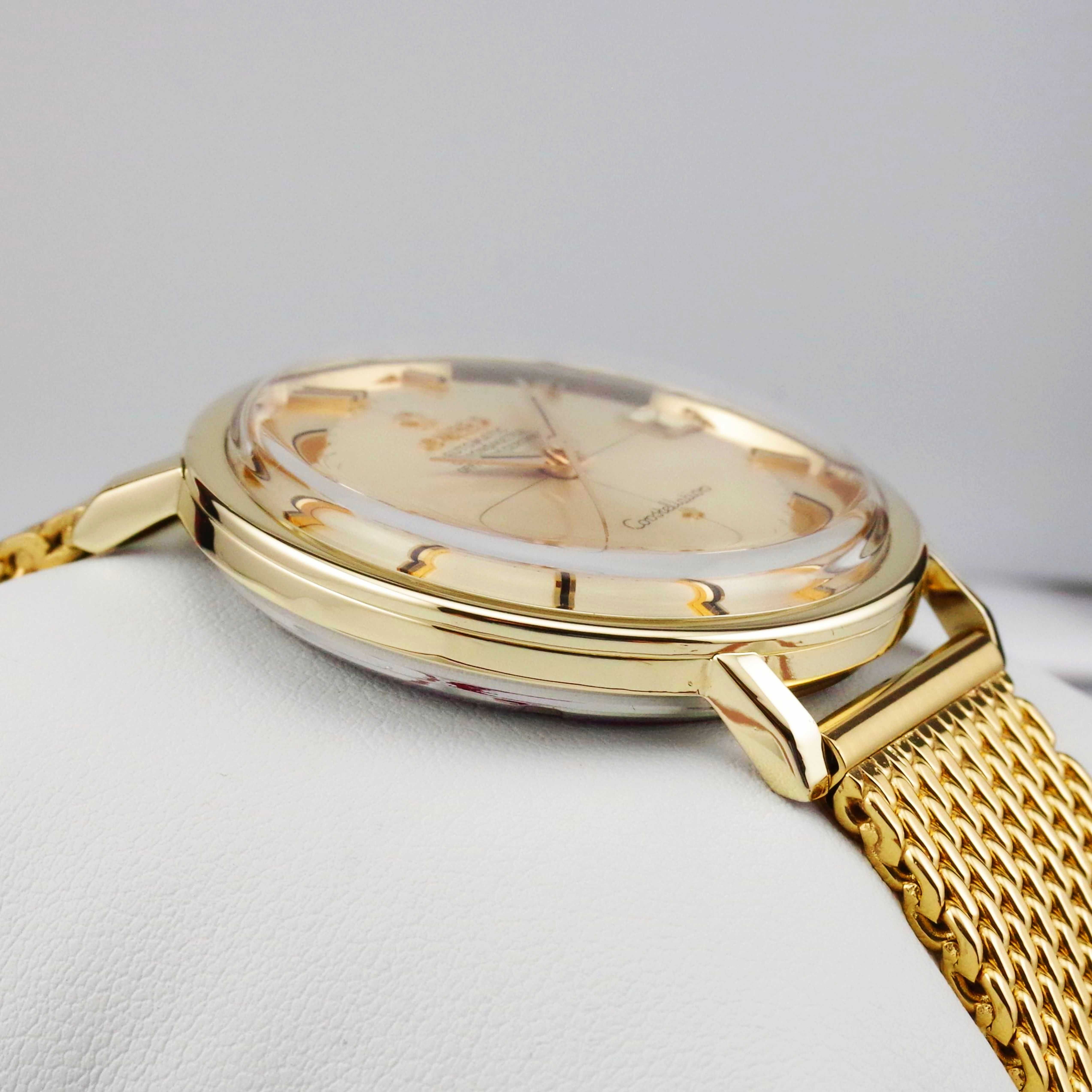 OMEGA CONSTELLATION PiePan c.561(1) zegarek męski VINTAGE 18K/SS AUTO