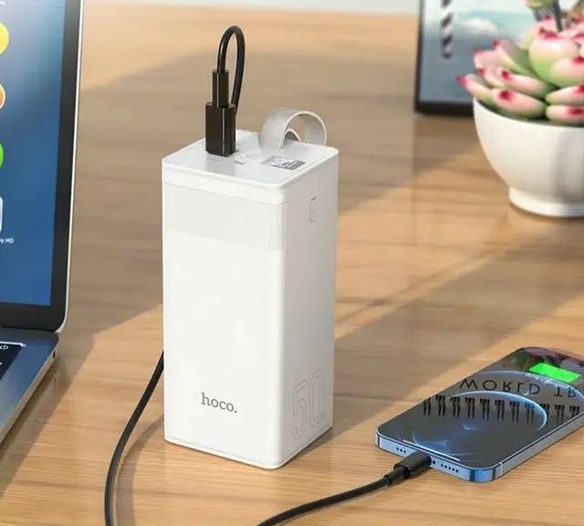 Павербанк Powerbank Hoco J86A PD 22.5W 50000mAh з ліхтарем